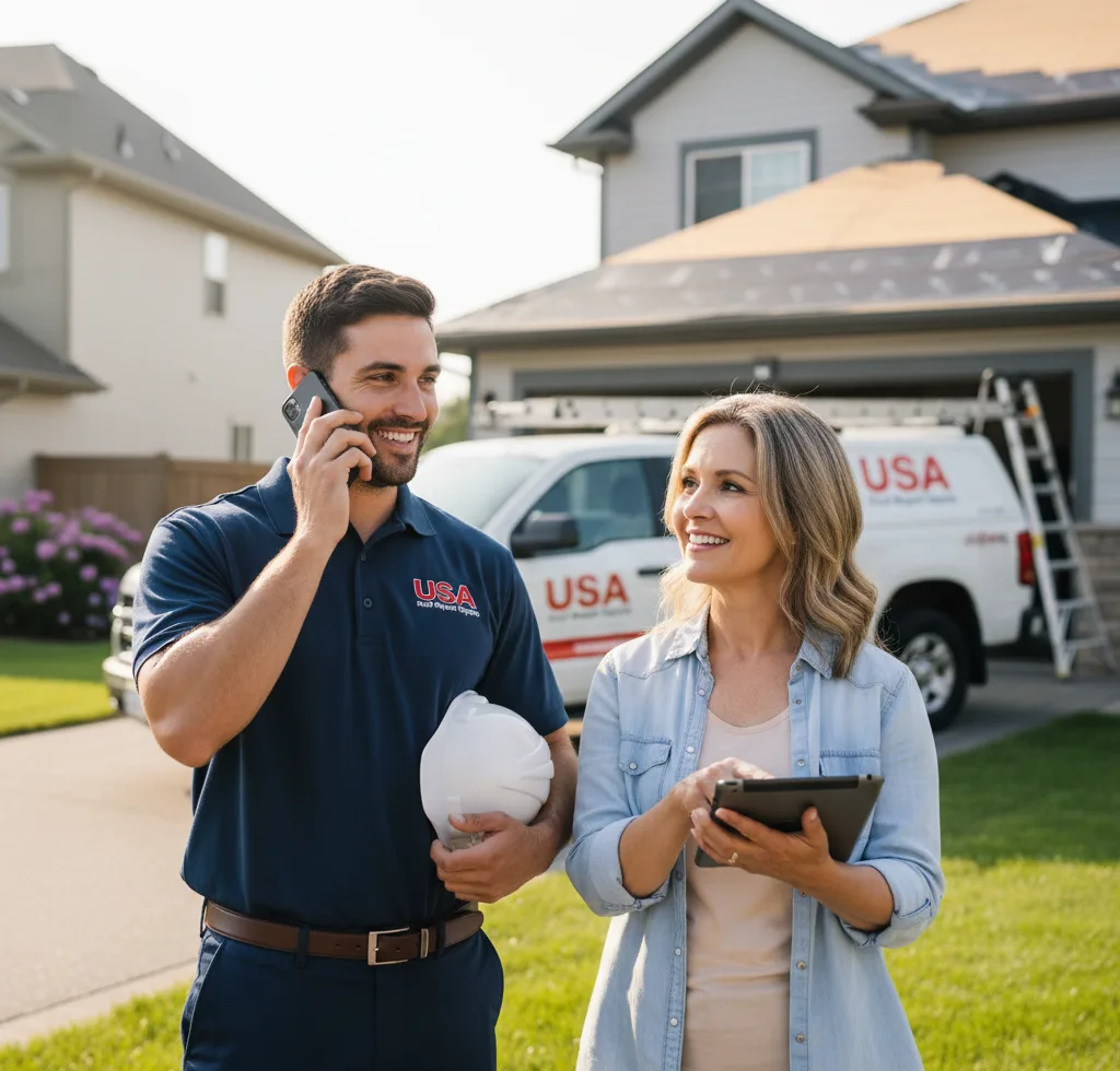 USA Roof Repair Experts customer support in Harmony